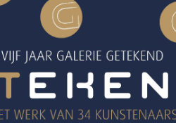 Uitnodiging feestelijke opening jubileumexpositie GETEKEND 2